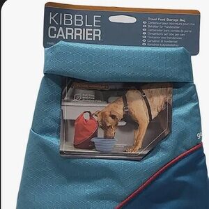 Kurgo Black and Gray pet treat  Bag with Orange Accent